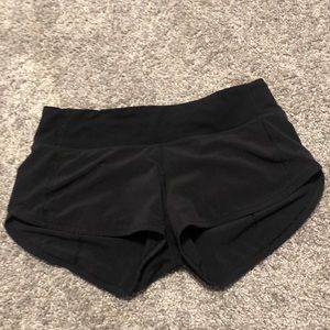 Women’s black lulu shorts